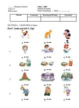 Bài tập Tiếng Anh Lớp 10 thí điểm - Final Test English 5